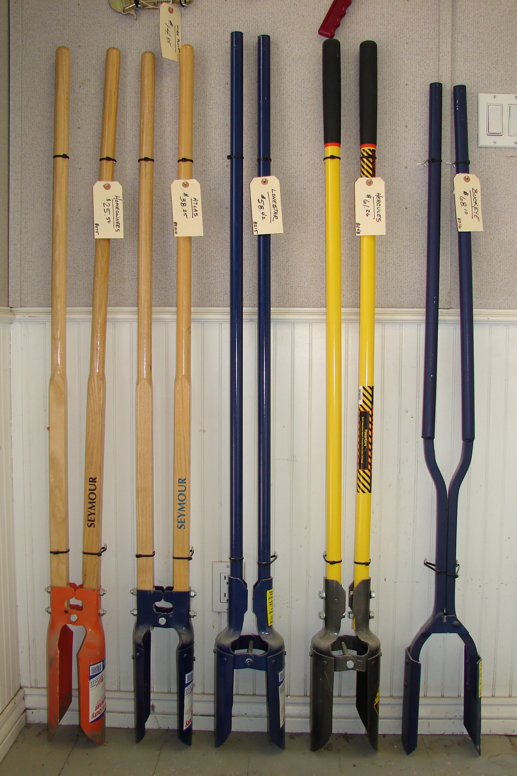 Tools - post hole diggers